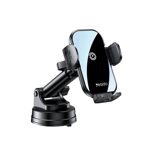 15W Fast Charging Wireless Car Charger | 360 Rotating Suction Cup Air Vent | Phone Holder