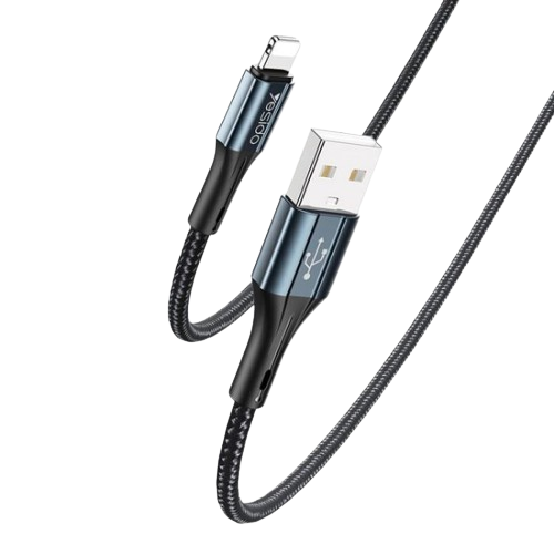 1.2 Meters 18W Nylon Cotton Braided Fast Charging Data Cable USB to Lighting/Type-C/Micro