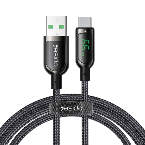 Zinc Alloy 5A Super Fast Charging USB Data Cable USB To Type-C Data Cable
