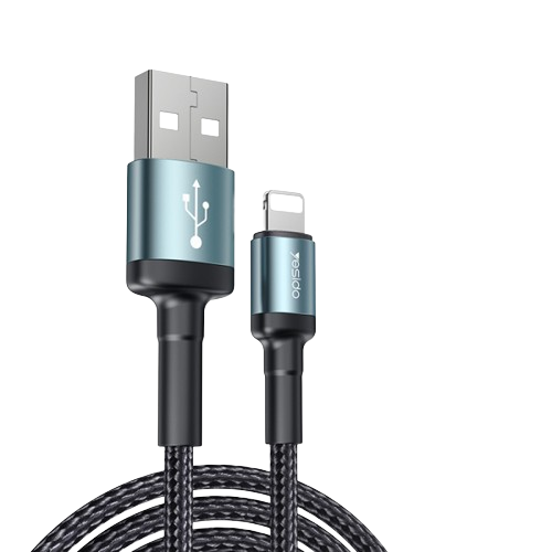 2 Meters Nylon Braided Fast Charging Aluminum Alloy USB To Lightning/Micro/Type-C Data Cable