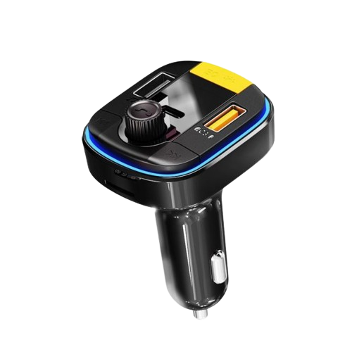 Fast charging Smart Dual USB Ports Vehicle Charger FM Transmitter Mp3 Multi Function Car Charger